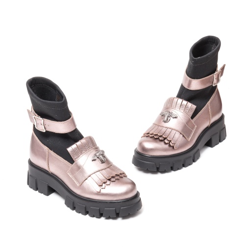Ghete fashion bronz, M 029 Sint - Img 2