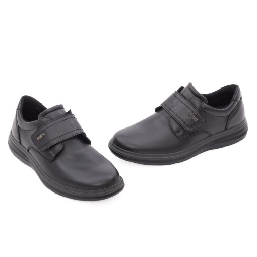 Pantofi barbati casual din piele naturala, IMAC IC201458 01-N, negru - Img 2
