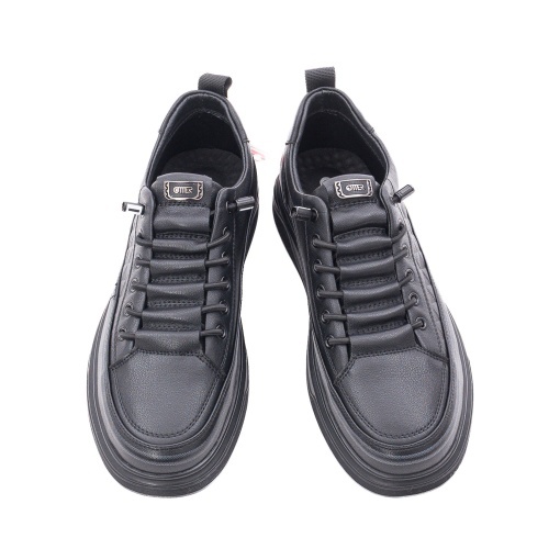 Pantofi barbati casual din piele naturala, Otter 2T6106 01-N, negru - Img 5