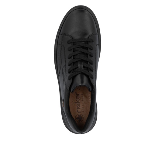 Pantofi barbati casual, piele naturala, B9912-00, negru - Img 7