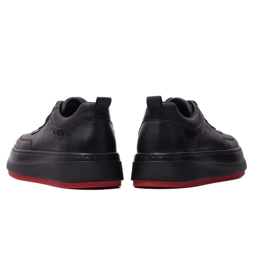 Pantofi barbati din piele naturala, Otter, E6E670016A 01-N, negru - Img 6