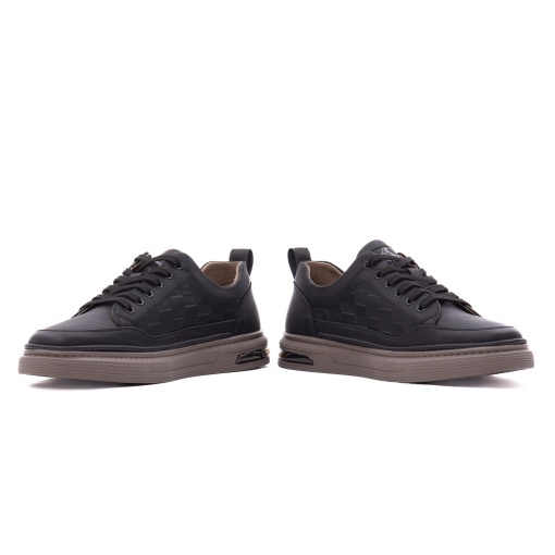 Pantofi barbati din piele naturala, Otter, V2V270008A 01-N, negru - Img 5