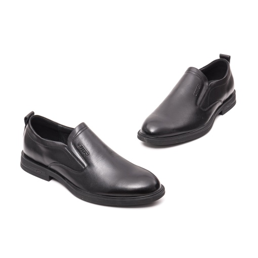 Pantofi barbati eleganti, piele naturala, E6E660001A-01, negru - Img 2