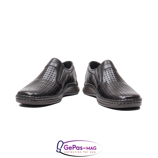 Pantofi barbati vara casual, piele naturala box, LFX 595 - Img 5