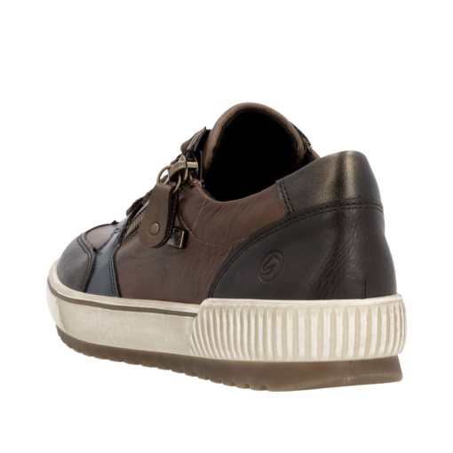 Pantofi casual dama stil Sneakers, piele naturala, D0701-22 - Img 8