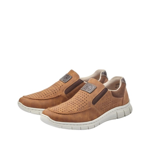 Pantofi casual vara din piele ecologica barbati B7766-24 - Img 3