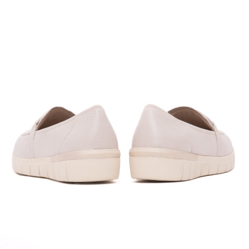 Pantofi dama casual din piele naturala, Caprice, 9-24700-42 136 PEARL PERL DEE, alb - Img 6