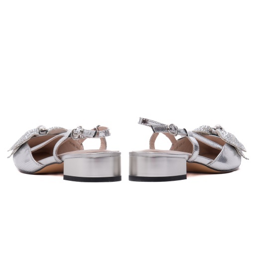 Pantofi dama casual din piele naturala, Feeling D75-3903, argintiu - Img 6