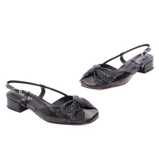 Pantofi dama casual din piele naturala, Feeling D75-3903, negru - Img 2