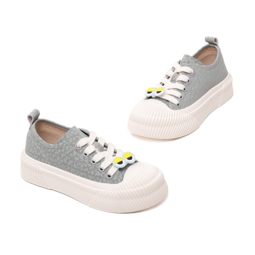 Pantofi Dama Casual Gri‑Bleu din Piele Naturală, 6LMQ60010C-07 - Img 2