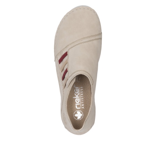 Pantofi dama casual, piele naturala, 52560-62, bej - Img 5