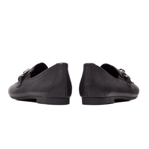 Pantofi dama casual, piele naturala, D0K09-00, negru - Img 6