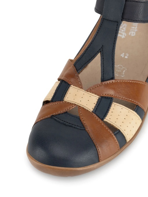 Pantofi dama de vara din piele naturala, Remonte R7601-14, bleumarin - Img 2