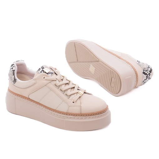 Pantofi dama din piele naturala, Epica 5ZFC80002A 03-N, bej - Img 4