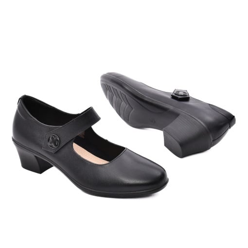 Pantofi dama din piele naturala, Karisma, X4X440014A 01-N, negru - Img 4