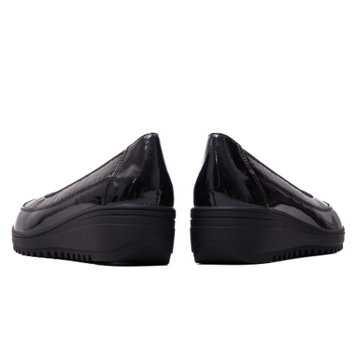 Pantofi dama din piele naturala lacuita, Karisma, V4VA60006A 01-O, negru - Img 6