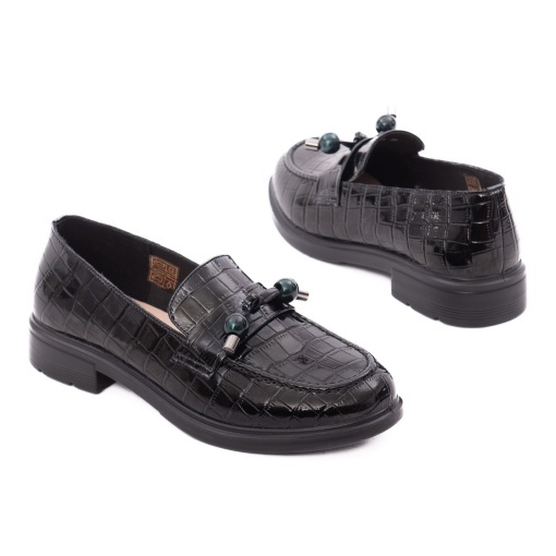 Pantofi dama din piele naturala lacuita, PASS Collection J9J980002A 01-O - Img 3
