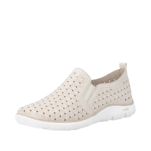 Pantofi dama din piele naturala, Remonte D3G04-60, bej - Img 2