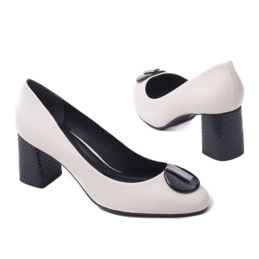 Pantofi dama eleganti din piele naturala, Epica, OE11804-561-877SOFT 52-N, crem - Img 3