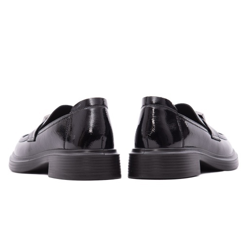 Pantofi dama eleganti din piele naturala lacuita, PASS Collection M5M580012A 01-L, negru - Img 6