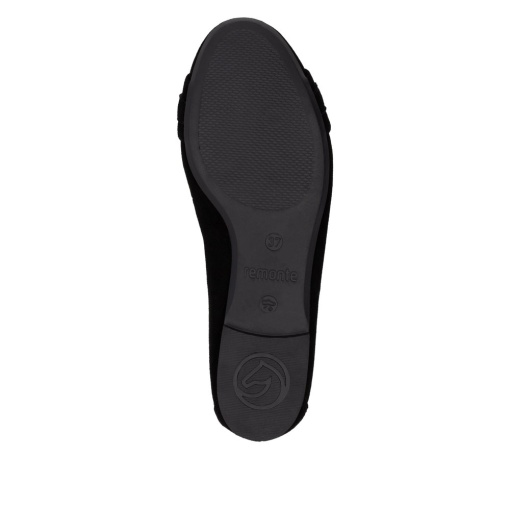 Pantofi dama eleganti, piele naturala nabuc, D0K10-02, negru - Img 4