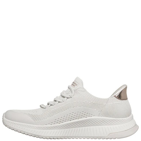 Pantofi dama sport din material textil, Skechers BOBS SQUAD 4 - DIRE 117743 OFWTOFF WHIT, alb - Img 2