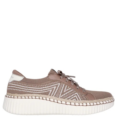 Pantofi dama sport din material textil, Skechers WILSHIRE BLVD - BELL 100716 MOC MOCHA, maro - Img 4