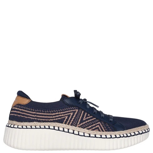 Pantofi dama sport din material textil, Skechers WILSHIRE BLVD - BELL 100716 NVY NAV, bleumarin - Img 4