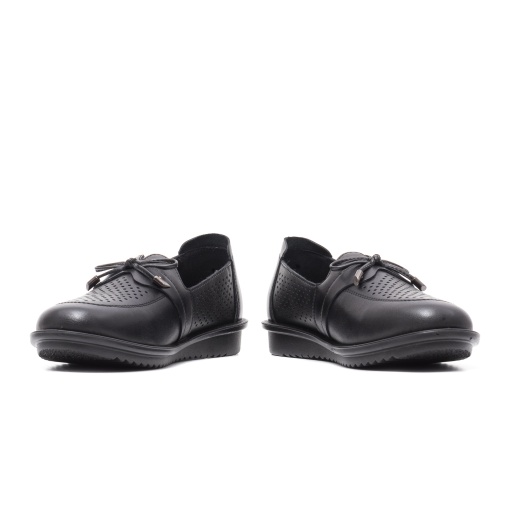 Pantofi de vara, piele naturala, 8OWB40009A 01-N, negru - Img 4