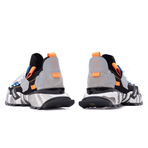 Pantofi sport barbati din piele mix, Gryxx 4S18159G 01-Z, negru - Img 6