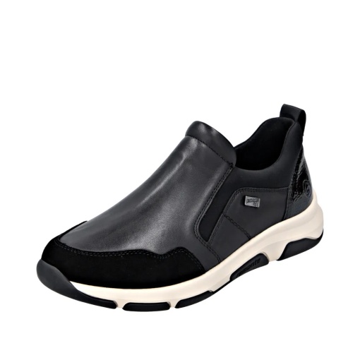 Pantofi sport dama din piele naturala, Remonte D1S07-00, negru - Img 2