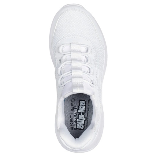 Pantofi sport femei din material textil, Skechers BOUNDER - BRISK-BURS 403822L WHT WHITE, alb - Img 3