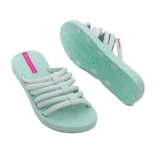 Papuci copii din cauciuc, Ipanema, 9B27233-BH031 B1-K, verde deschis - Img 3