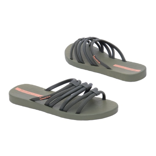 Papuci dama din cauciuc, Ipanema, B27237-BG827 DIVERSA SLIDE II AD 40-K, verde - Img 3