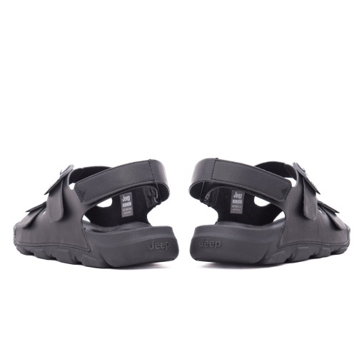 Sandale barbati din piele naturala, JEEP, DAYTONA SANDAL JM61121A 062 BLACK, negru - Img 6