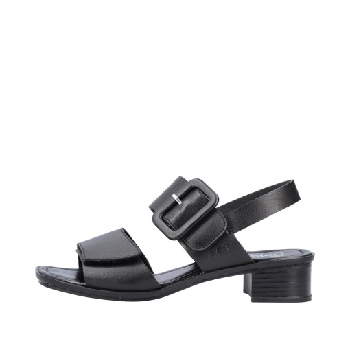 Sandale dama casual, piele naturala, 62663-01, negru - Img 5