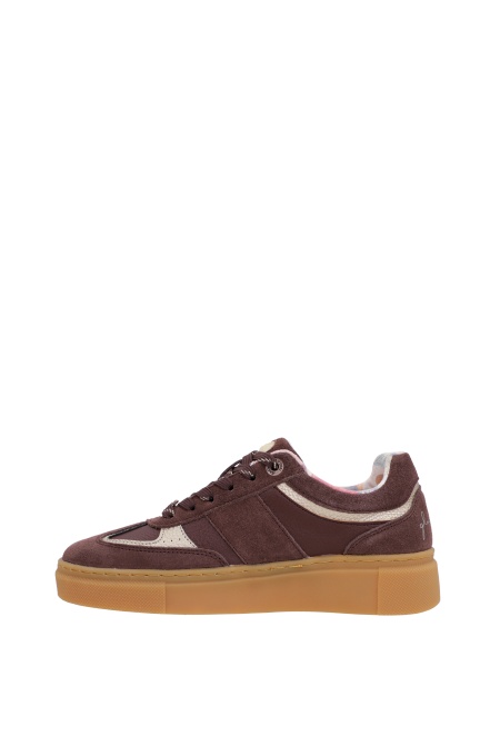 Sneakers damă din piele Anekke Berlin 433 Burgundy - Img 2