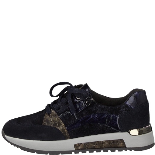 Sneakers dama, piele naturala, 8-23710/27 805 NAVY - Img 4