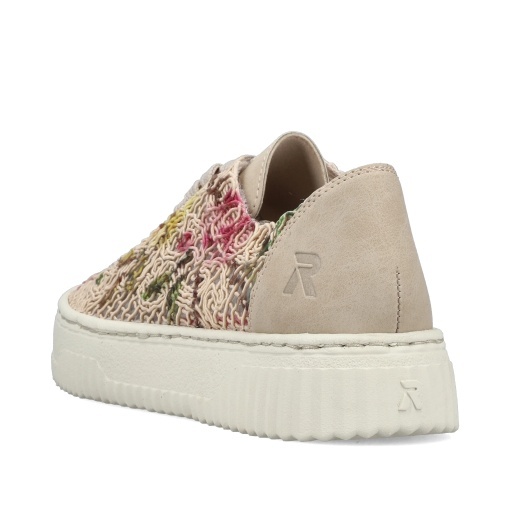 Sneakers Damă Rieker N9919-91 Multi Floral - Img 2