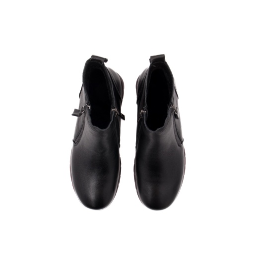 Botine dama, piele naturala, J8J800009A 01-N, negru - Img 6