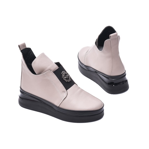 botine bej
