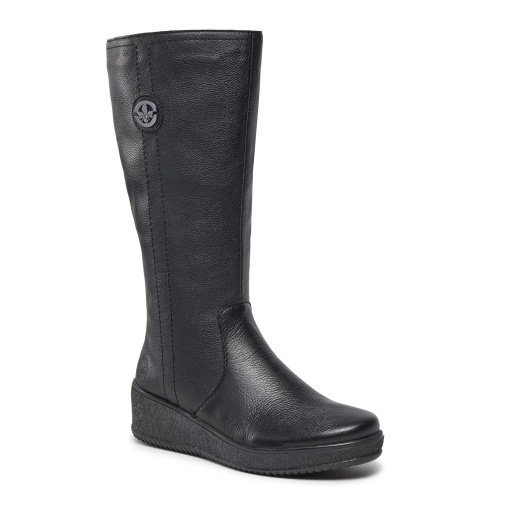 Cizme Rieker Dama Y4470-01 Negre - Piele &amp; Lână - Img 2