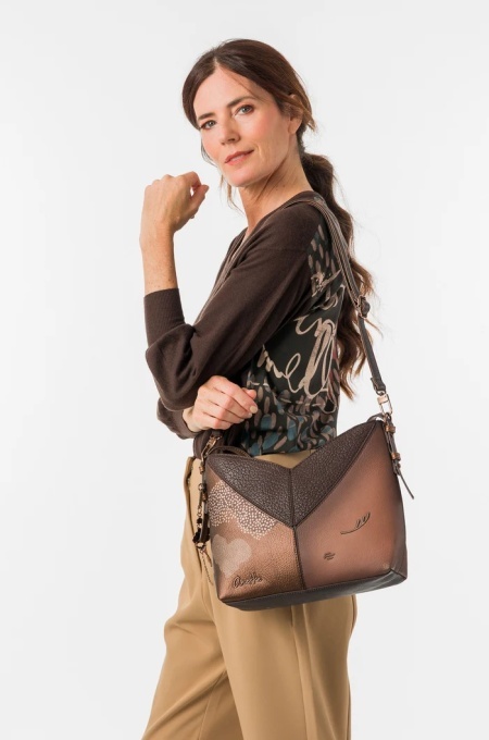 Geanta eleganta CROSSBODY VOYAGE din piele ecologica, Anekke 43822-449 Multicolor - Img 9
