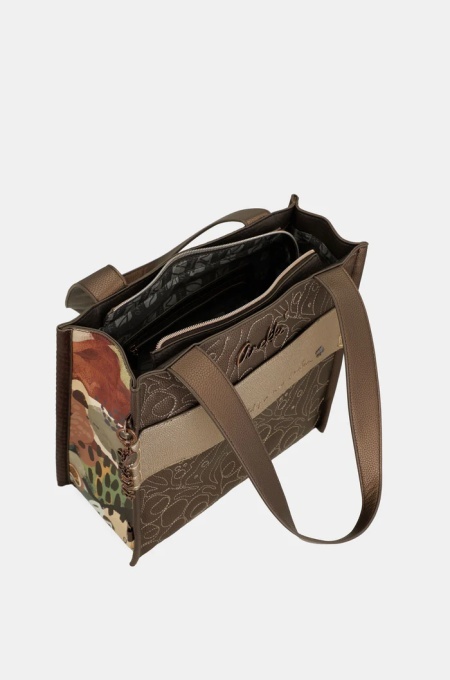 Geanta eleganta FULL PRINT din piele ecologica, Anekke 43652-428 Multicolor - Img 4