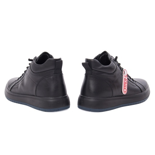 Ghete barbati din piele naturala, Otter 1Z590008A 01-N, negru - Img 5