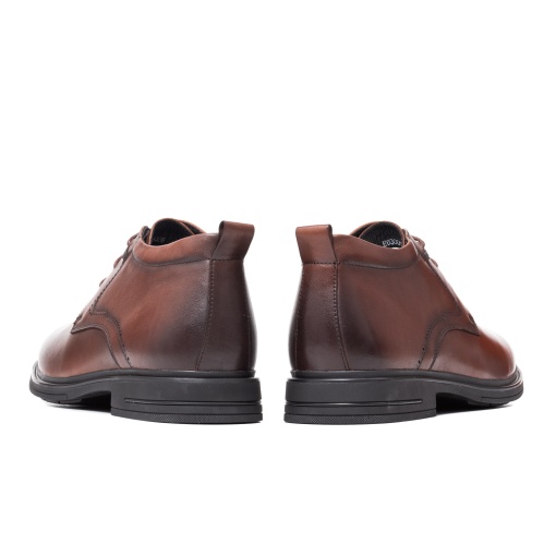 Ghete barbati piele, E6E630003B C4-N, maro - Img 3