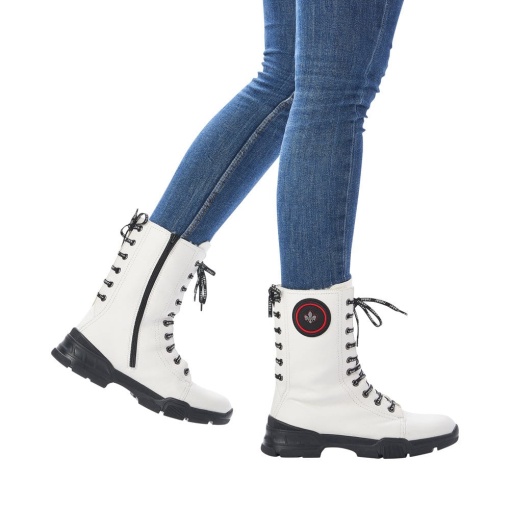 Ghete dama casual, piele ecologica, X4423-80 - Img 2