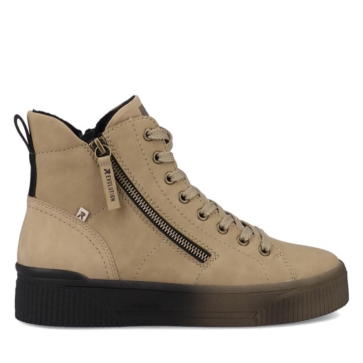 Ghete dama piele intoarsa camel Rieker Evolution W0761-20 - Img 5