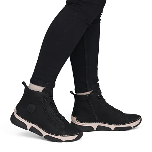 Ghete dama Rieker 45912-00, negru - imagine 10
