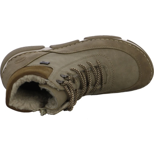 Ghete damă Rieker RiekerTEX 45956-64, bej taupe